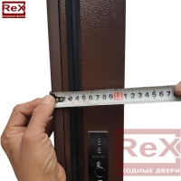 REX-16 ясень шоколадный с зеркалом 1